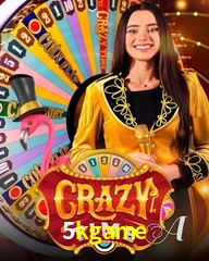 Crazy Time live game no 5kgame cassino com entretenimento ao vivo para jogadores do Brasil