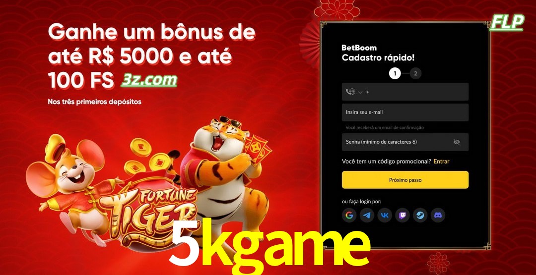 5kgame cassino Brasil bônus de boas-vindas até R$5000 e 100 free spins